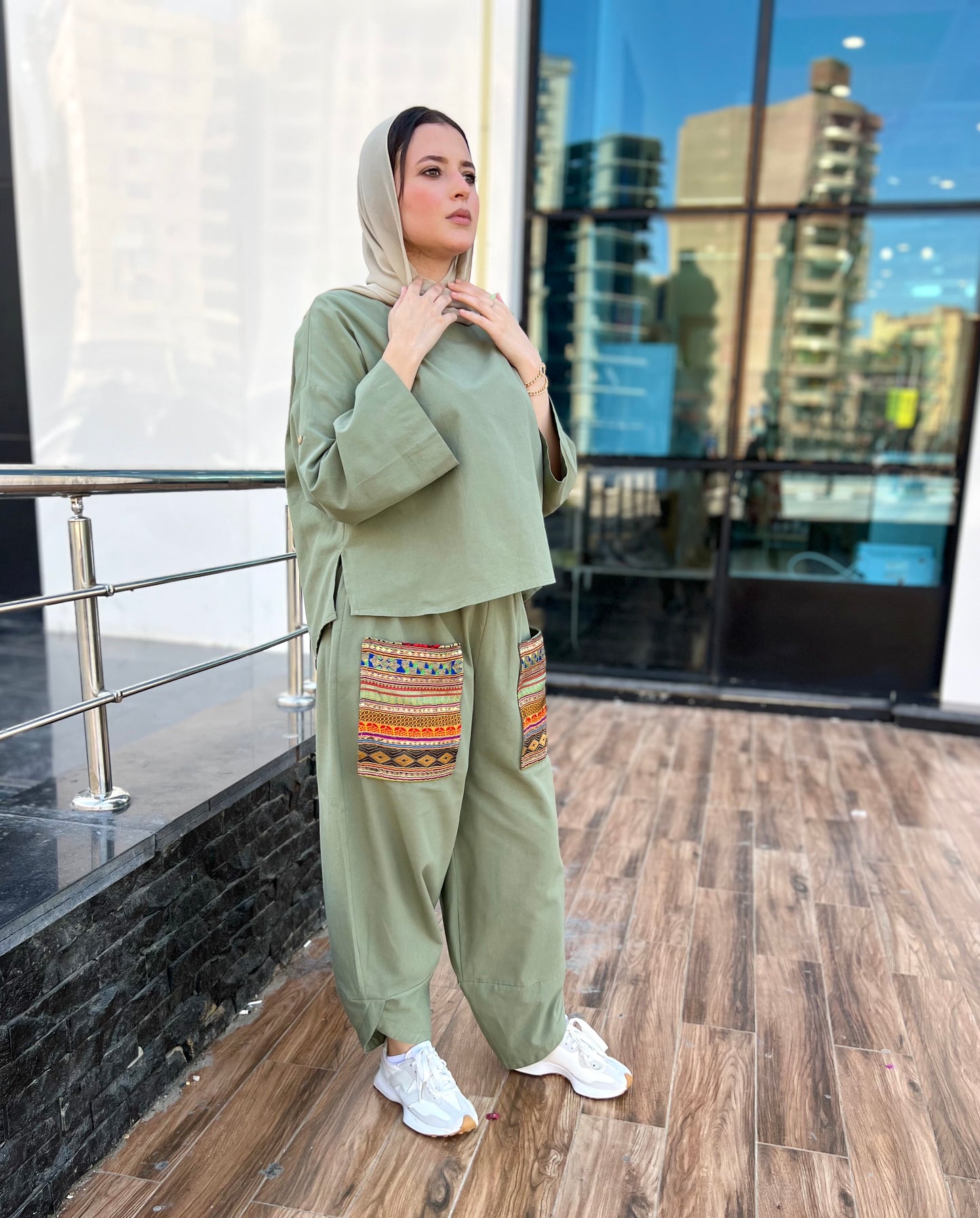 Olive Pockets Set