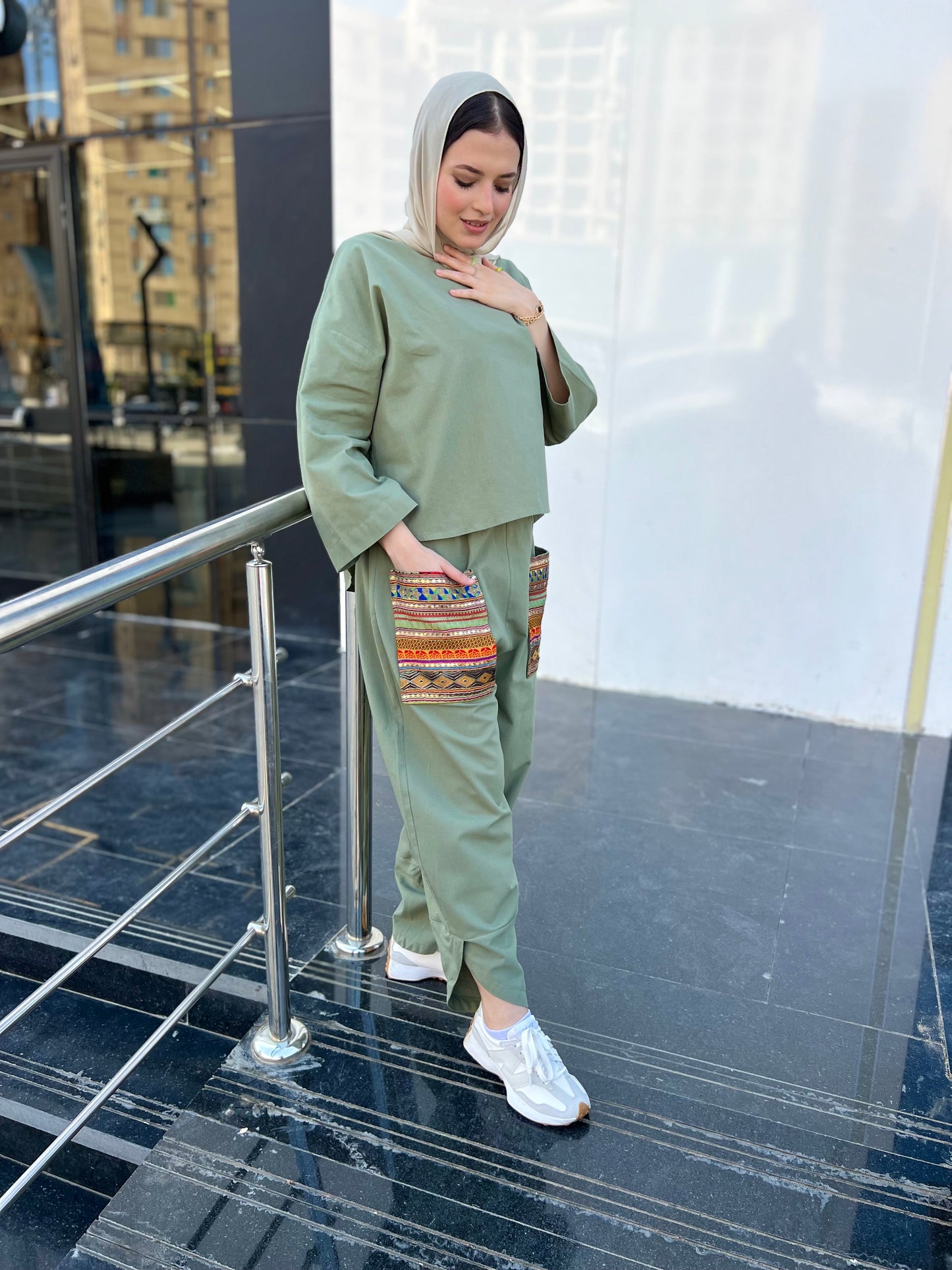 Olive Pockets Set