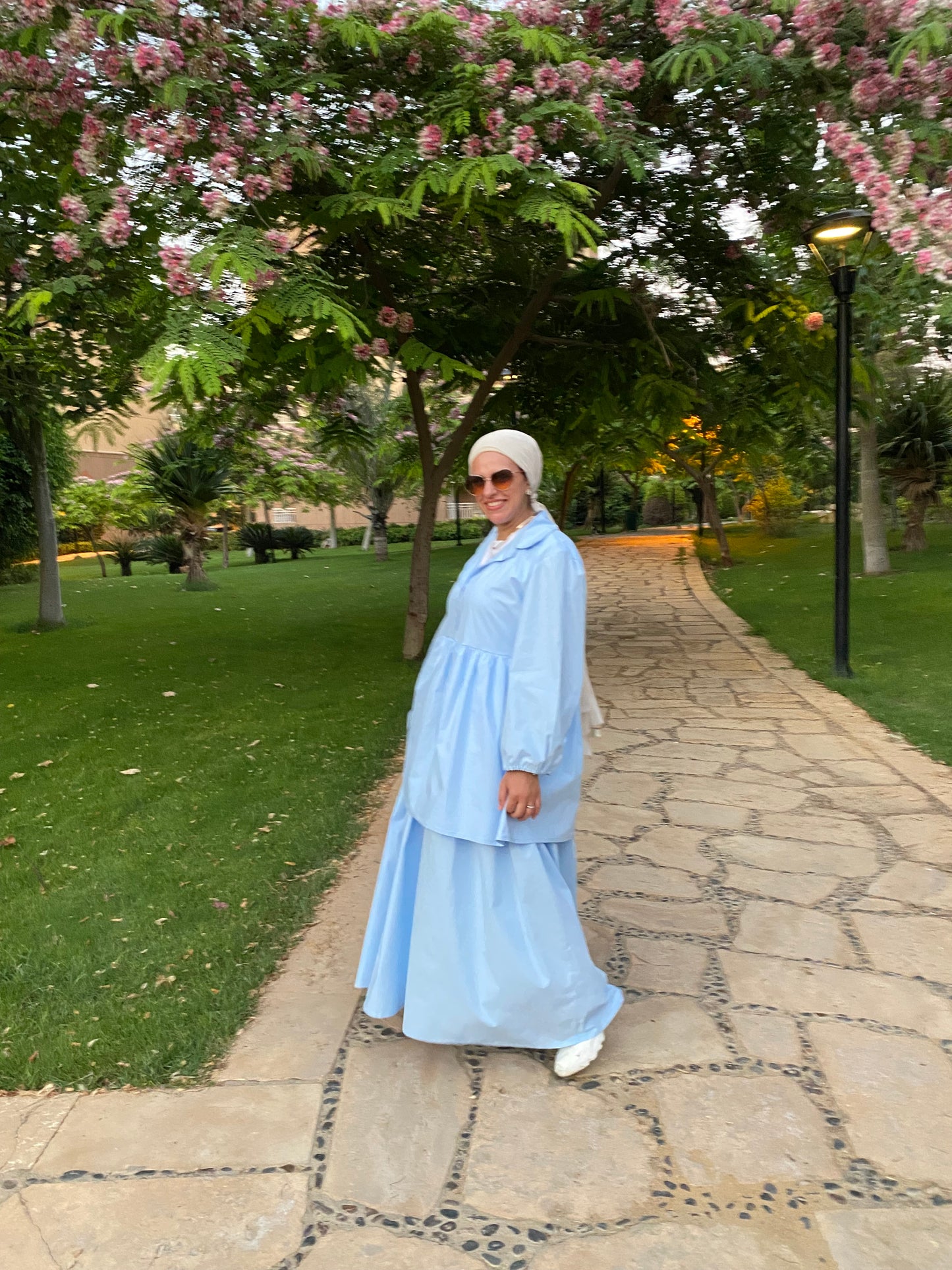 Light blue Layers Dress