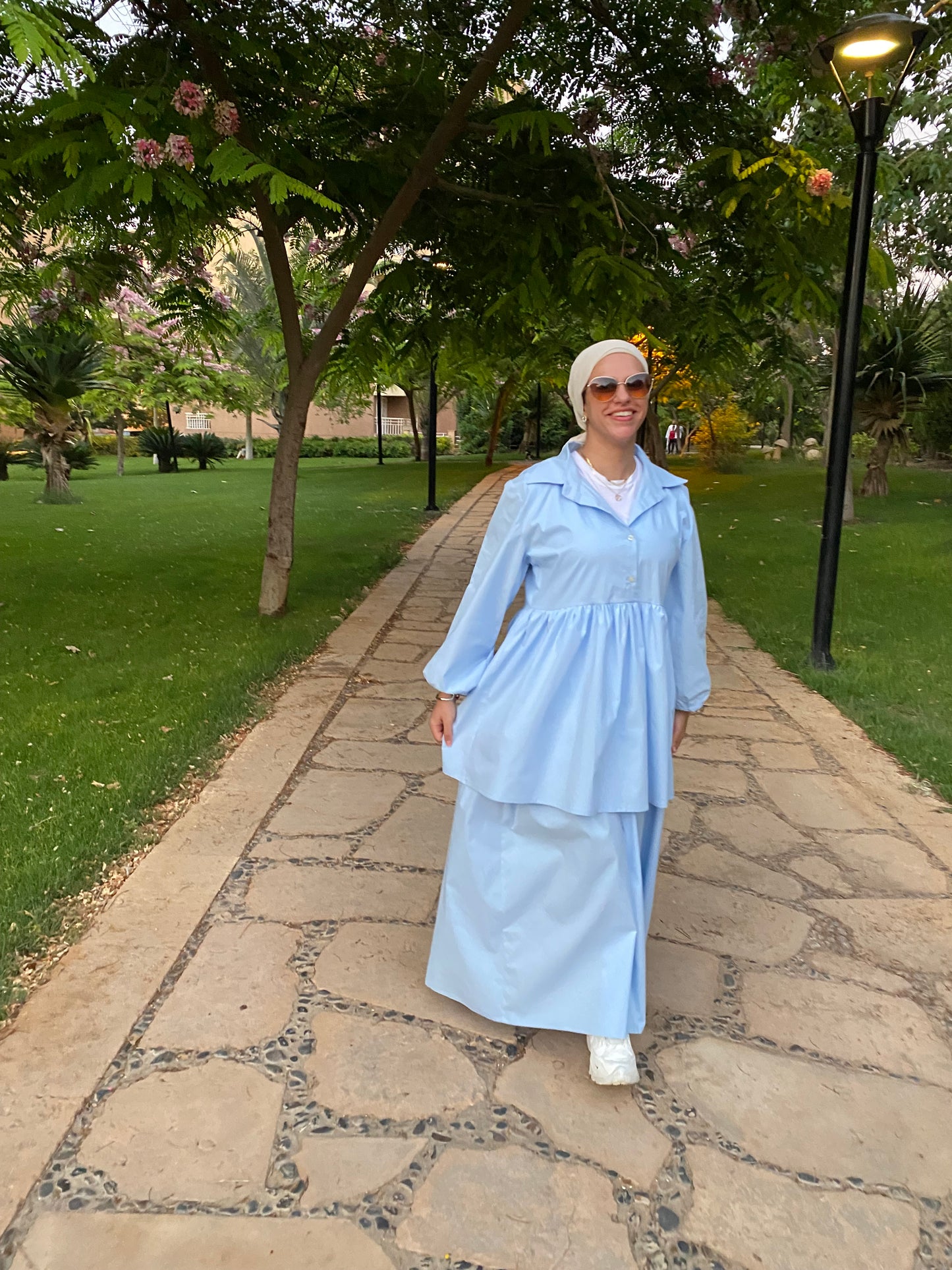 Light blue Layers Dress
