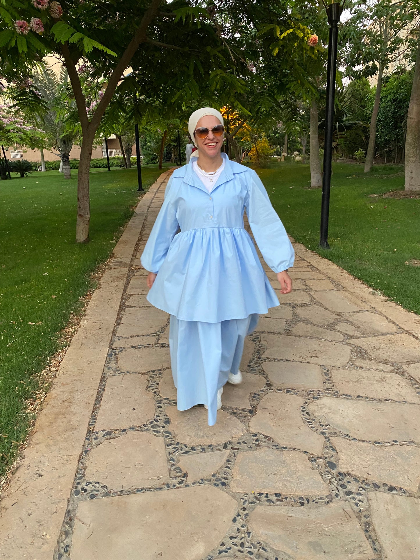 Light blue Layers Dress