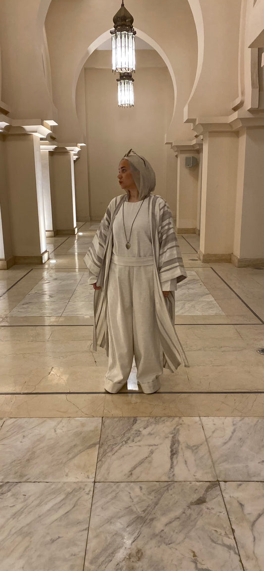 Loomed Winter Set Beige