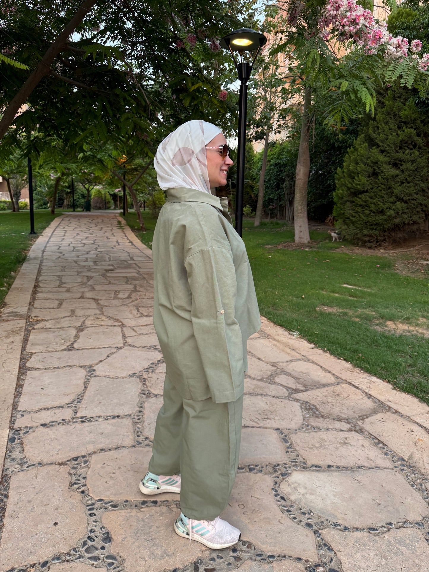 Olive Ballon Pants