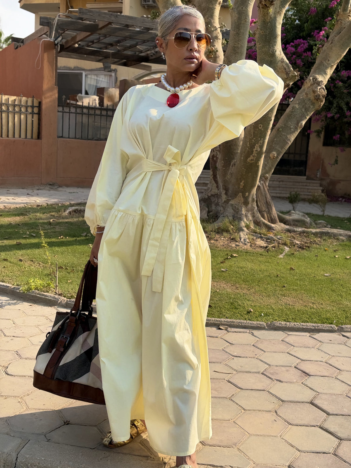 ZAHARA Honey Glow | Women's Bohemian Maxi Dress | BOHAVIA