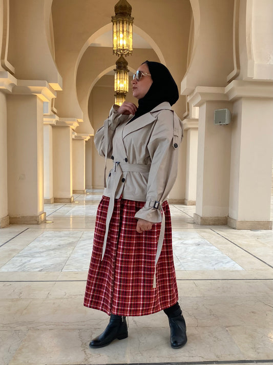 Infinity Trench Coat Beige