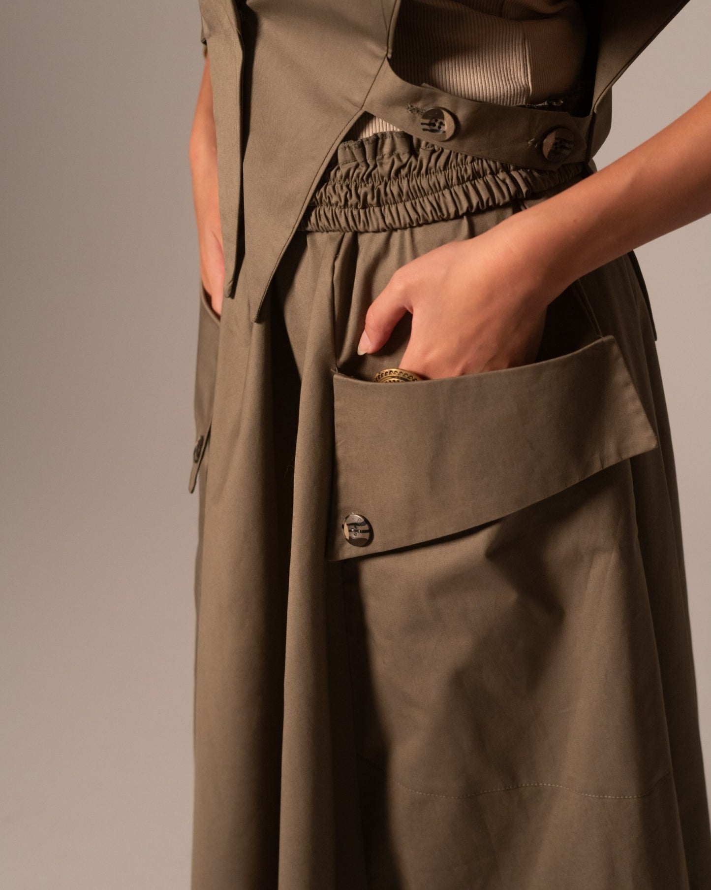 AURA SKIRT SAGE