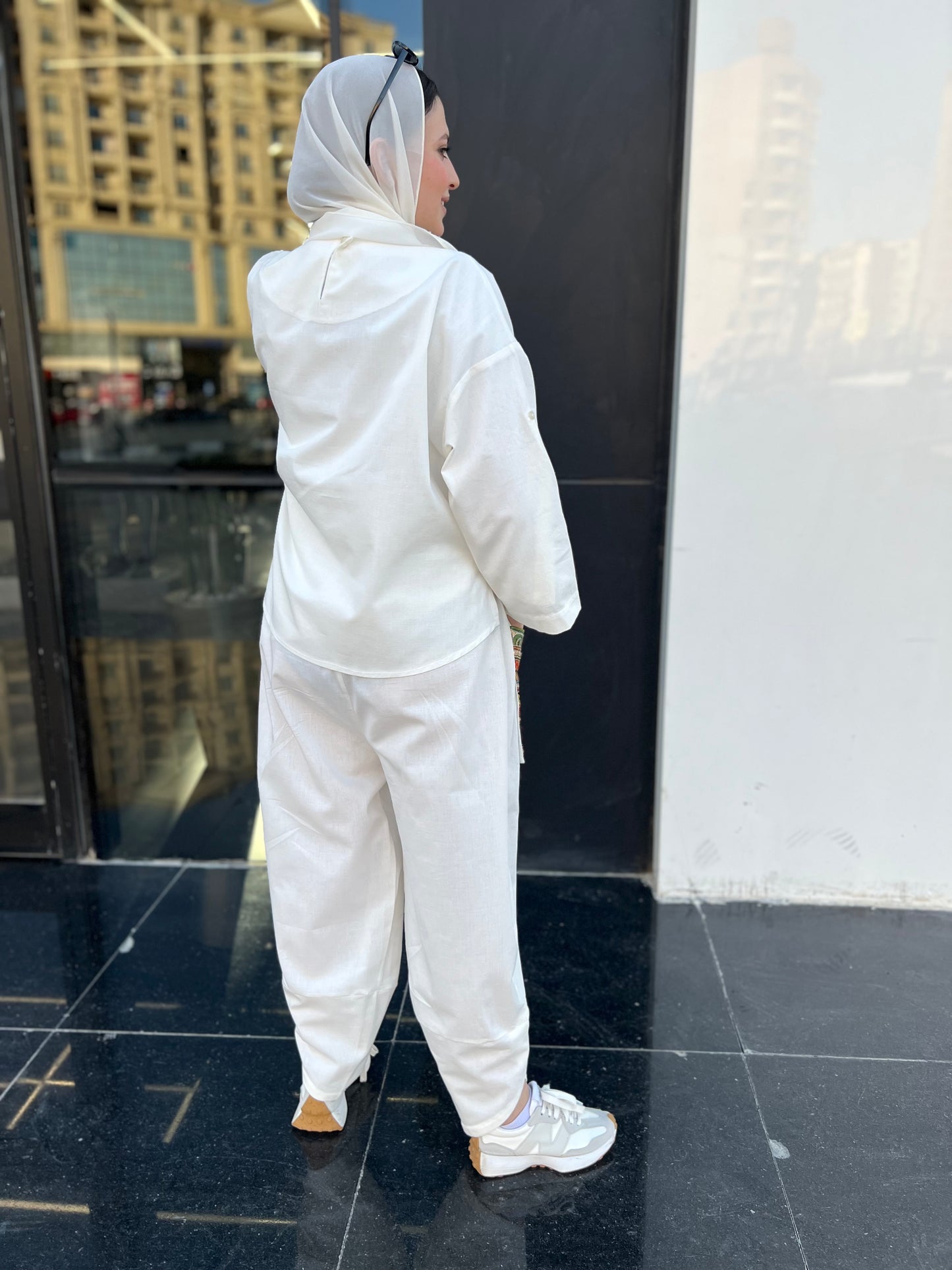 White Pockets Set