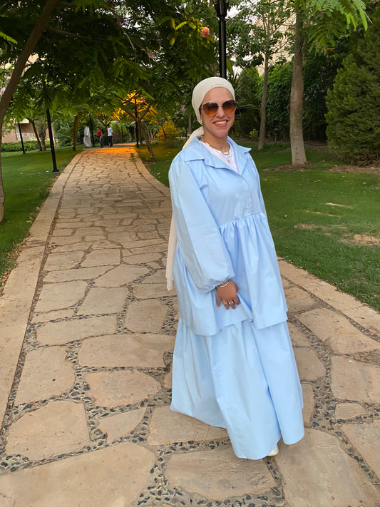 Light blue Layers Dress