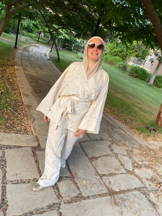 Belted kimono