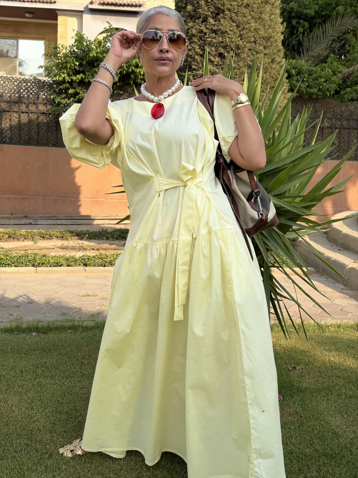 ZAHARA Honey Glow | Women's Bohemian Maxi Dress | BOHAVIA