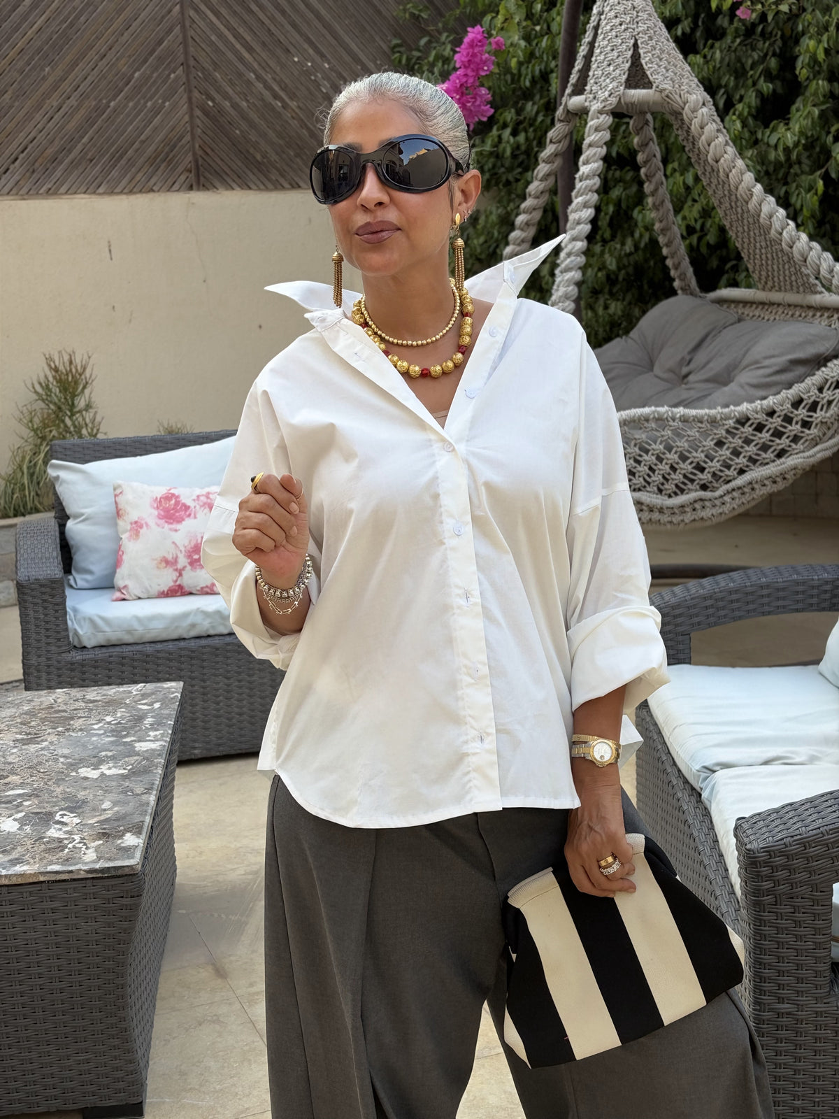 Reveal Shirt Pearl | Women's Bohemian Shirt | BOHAVIA