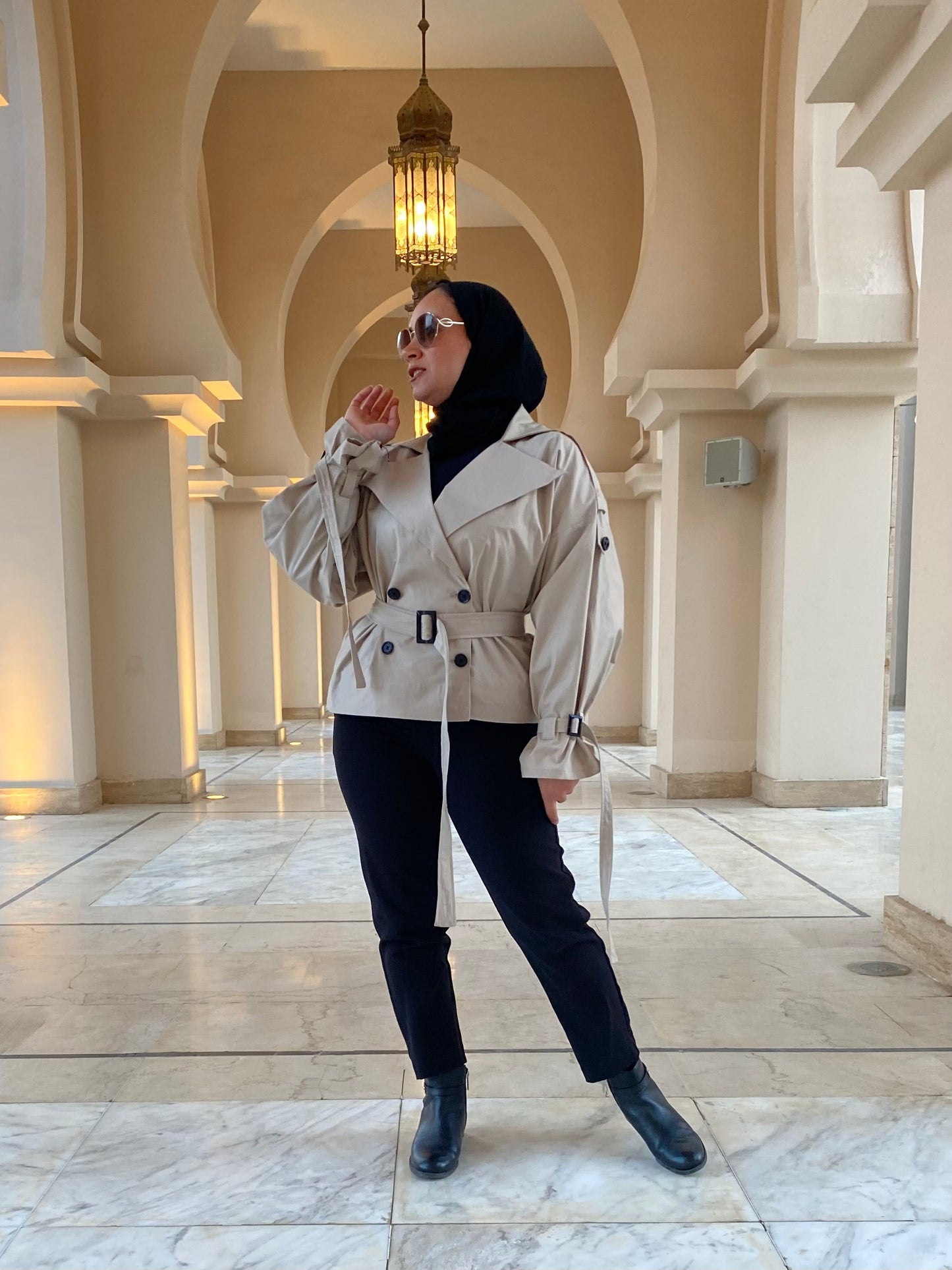Infinity Trench Coat Beige