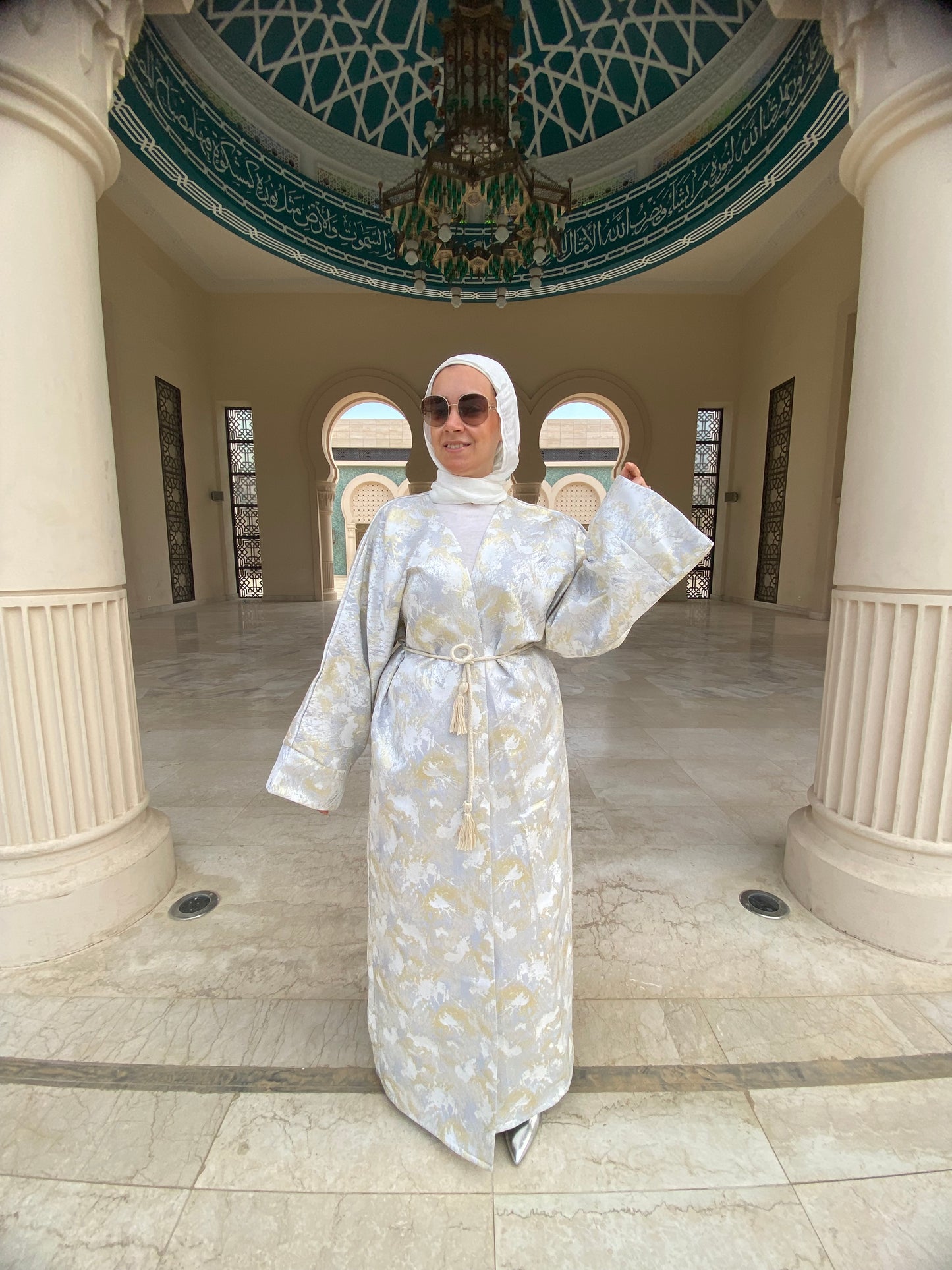 Layali Kaftan Silver