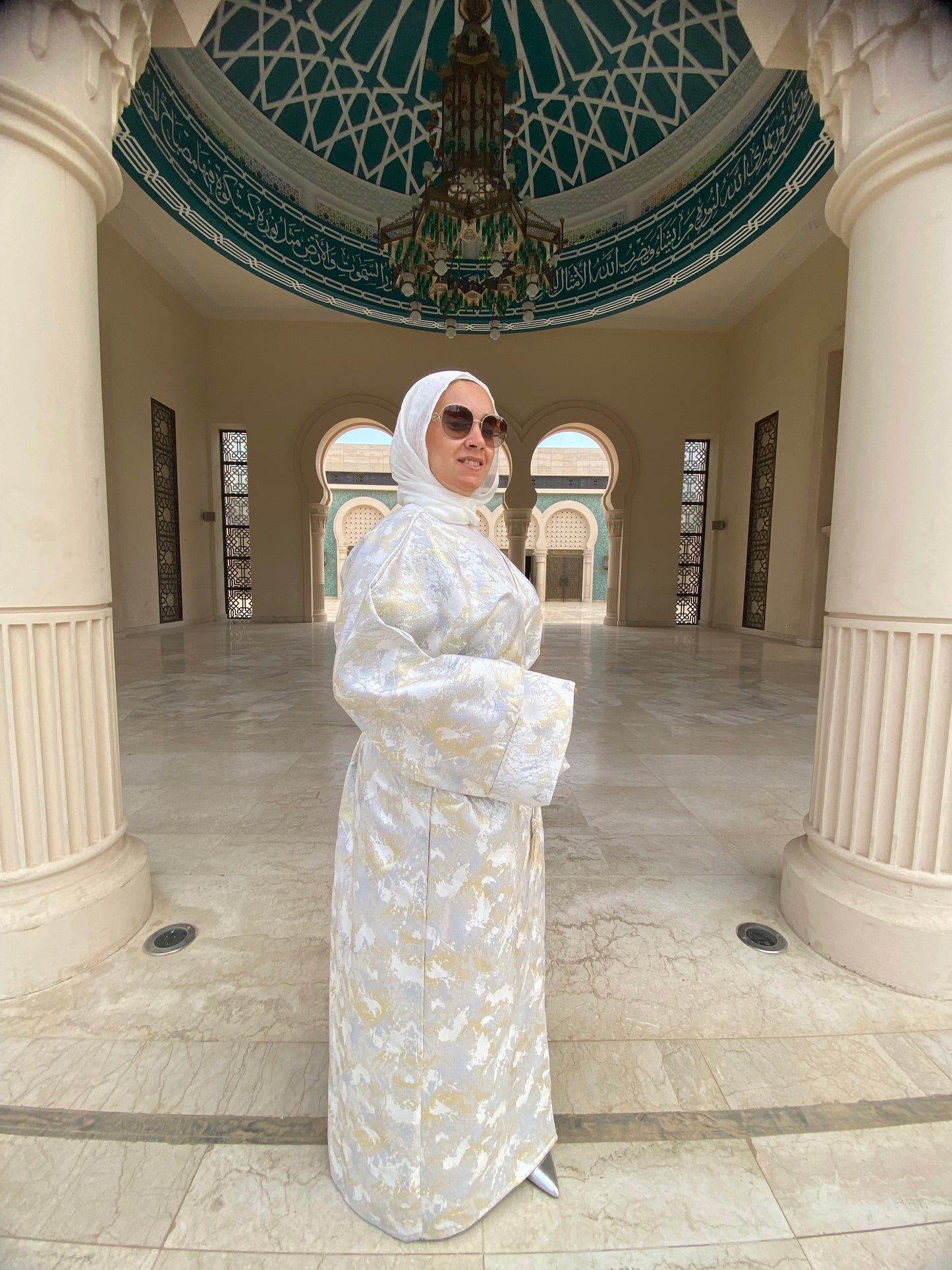 Layali Kaftan Silver