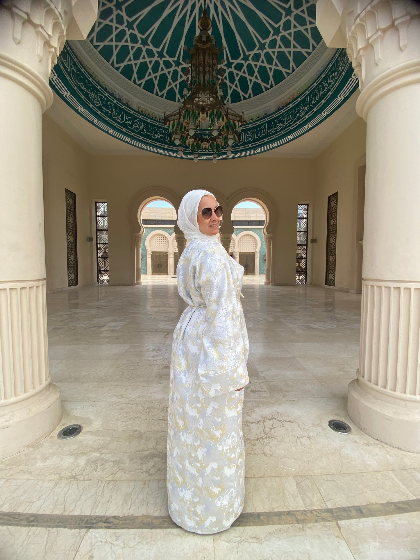 Layali Kaftan Silver