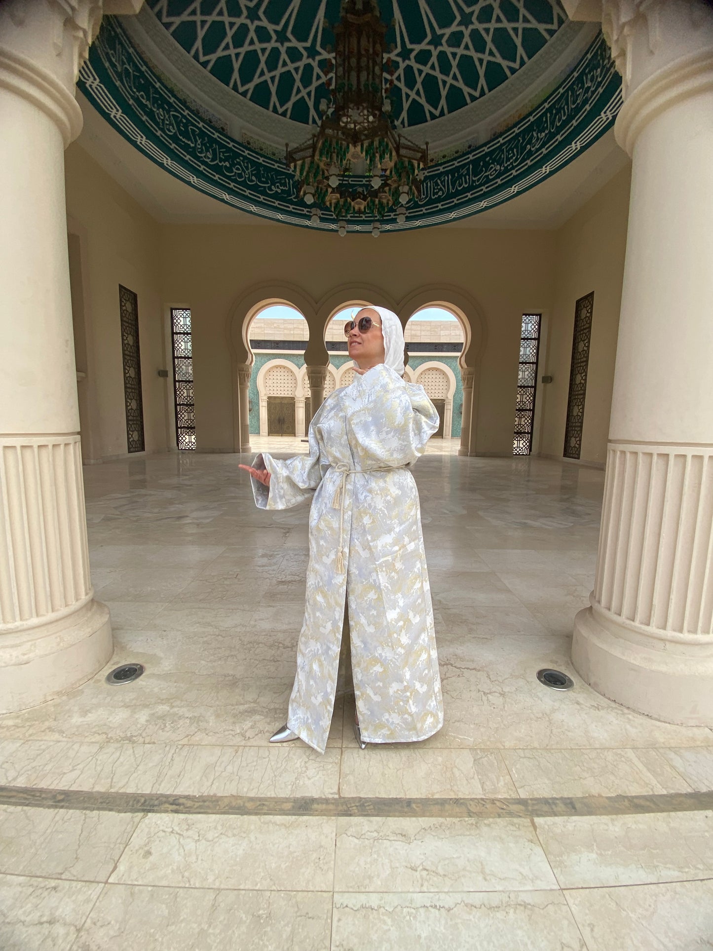 Layali Kaftan Silver