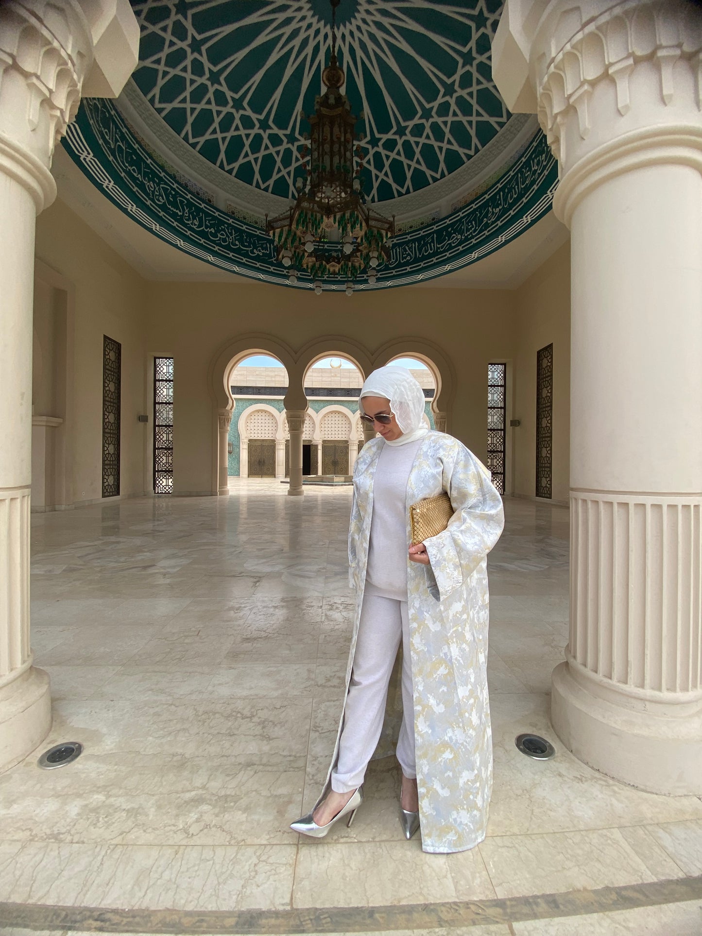 Layali Kaftan Silver