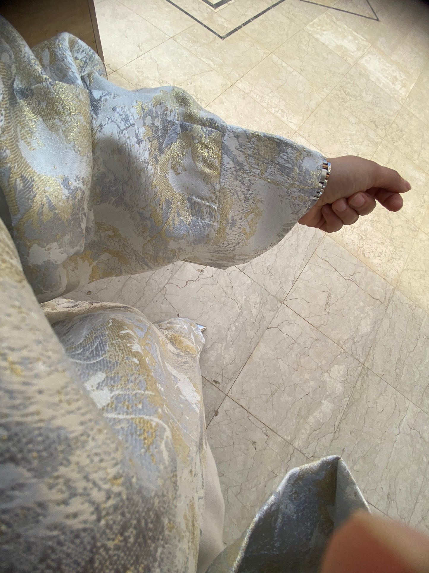 Layali Kaftan Silver